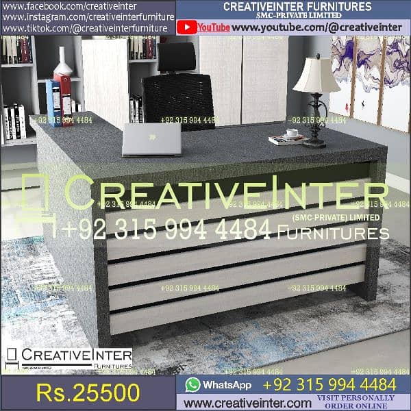 office executive table meeting workstation chair reception Desk 9