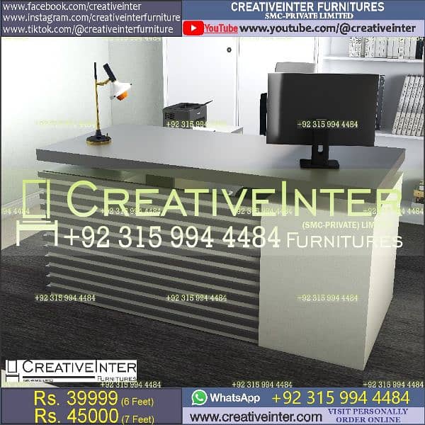 office executive table meeting workstation chair reception Desk 14