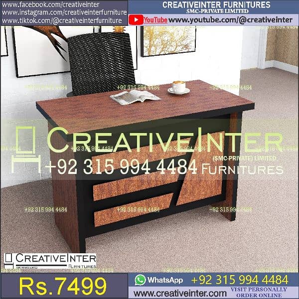 office executive table meeting workstation chair reception Desk 17