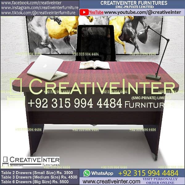 office executive table meeting workstation chair reception Desk 18
