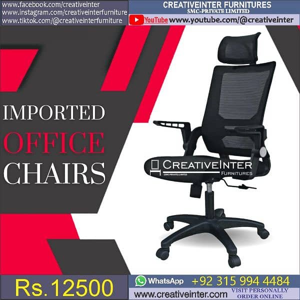 office chair Revolving chair high back mesh chair furniture table stud 11