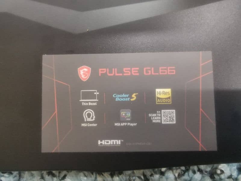 MSI GL66 Pulse Brand New from USA gaming laptop 6