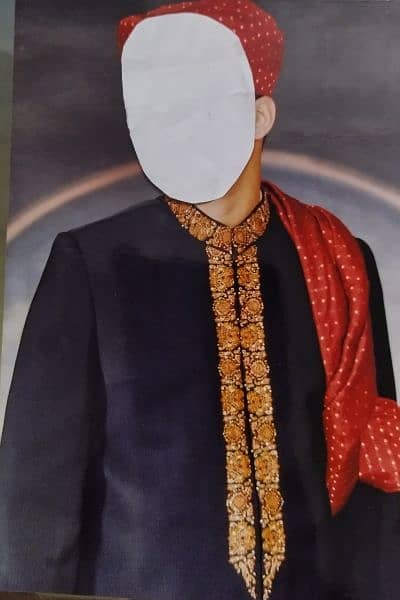 Black Shirwani. brought by (Dulha"s) 2