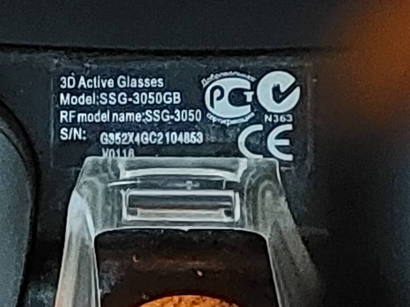 Samsung 3D Active Glasses, SSG-3050GB 1