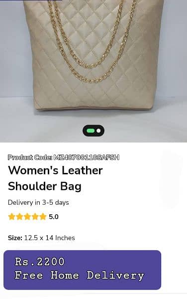 Ladies hand bags  ( free home delivery  ) 7