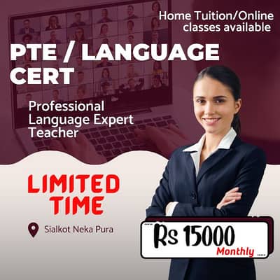 PTE LANGUAGE CERT CLASSES AVAILABLE