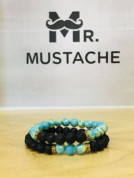 Stone Beads Brecelets | Unisex | Mr. Mustache 4
