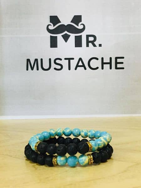 Stone Beads Brecelets | Unisex | Mr. Mustache 5