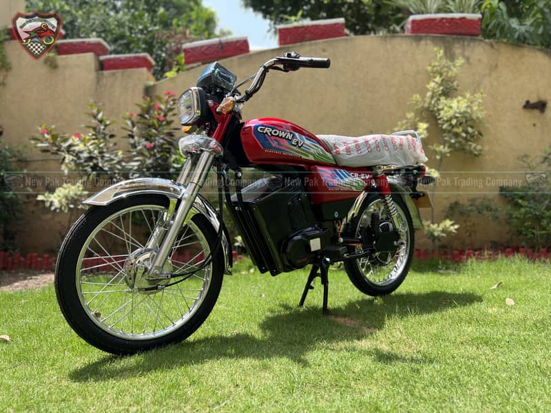 First Cheapest Pakistani Crown Electric Bike in 1000w 5
