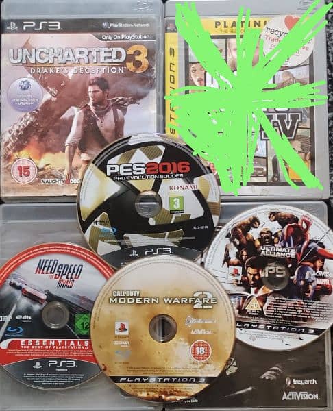 PS3 games CDs 1