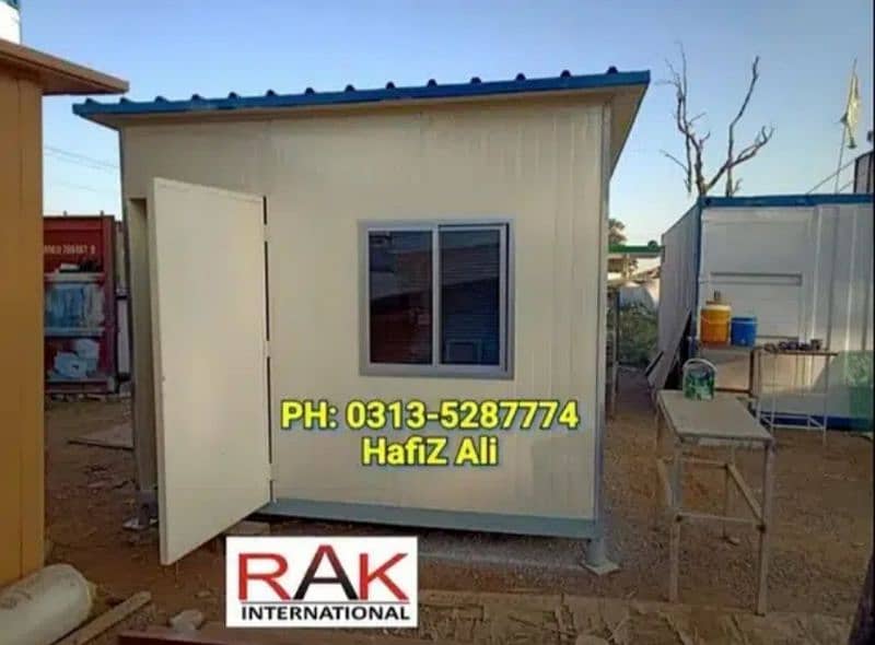 Shipping office container porta cabin prefab security cabin toilet etc 2