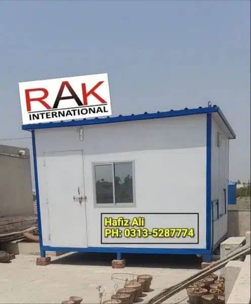 Shipping office container porta cabin prefab security cabin toilet etc 3