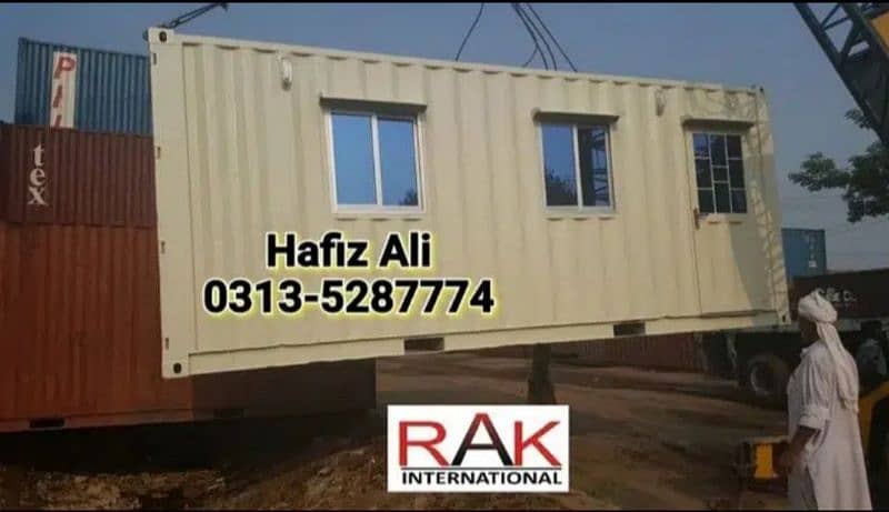 Shipping office container porta cabin prefab security cabin toilet etc 4
