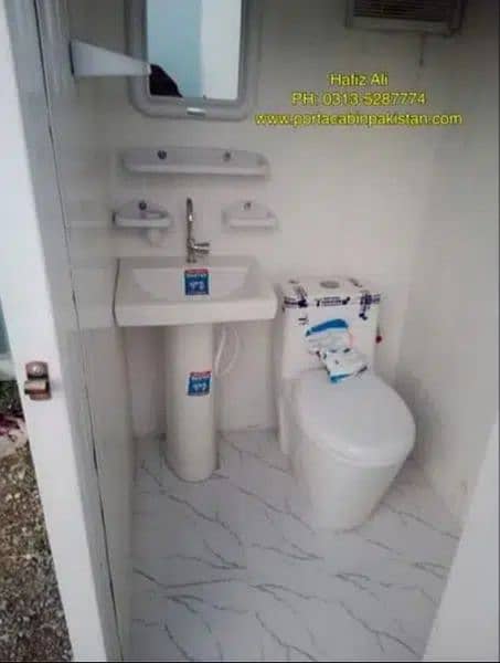 Shipping office container porta cabin prefab security cabin toilet etc 6