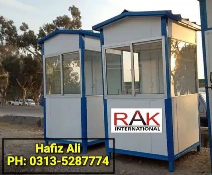 Shipping office container porta cabin prefab security cabin toilet etc 7