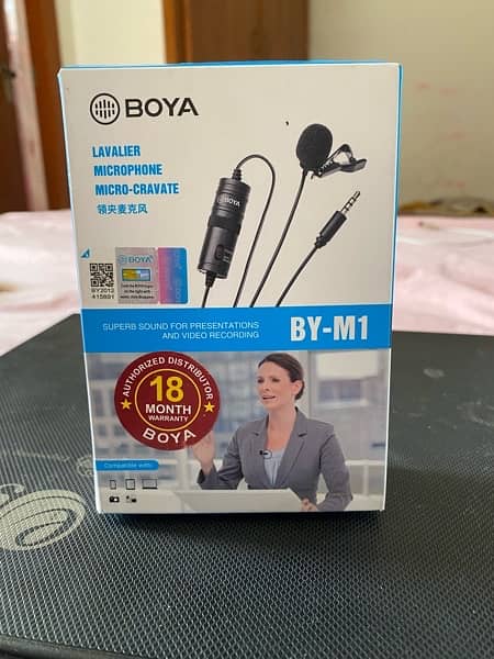 Boya BY M1 Professional Collar Mic (1 Month used only) 0