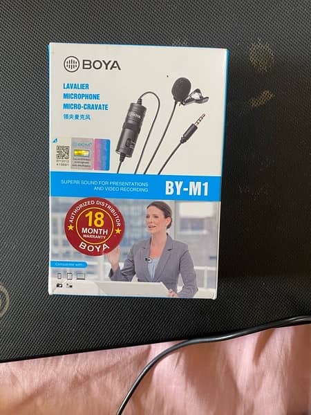 Boya BY M1 Professional Collar Mic (1 Month used only) 1