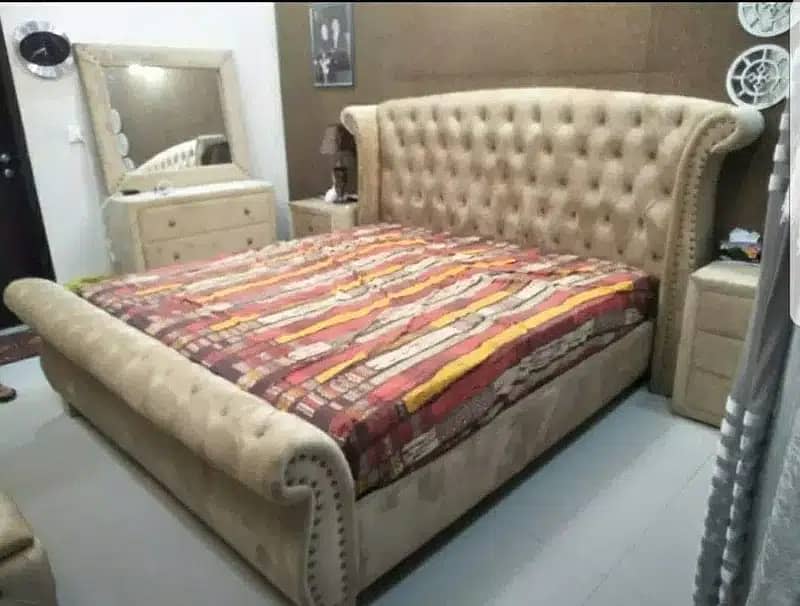 bed / bed set /Bed room furniture/Double bed for sale 13