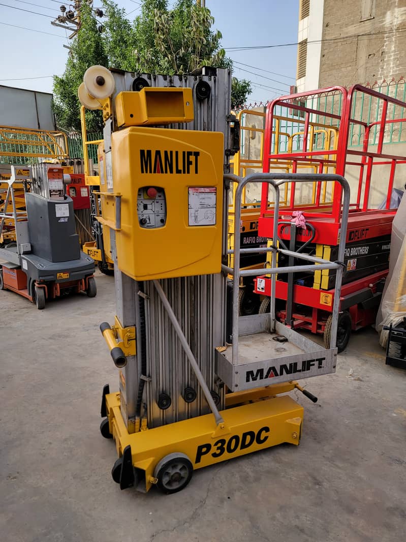 Delta Man lift P30DC Vertical Mast Lift Scissor Lift for Sale in KHI 7