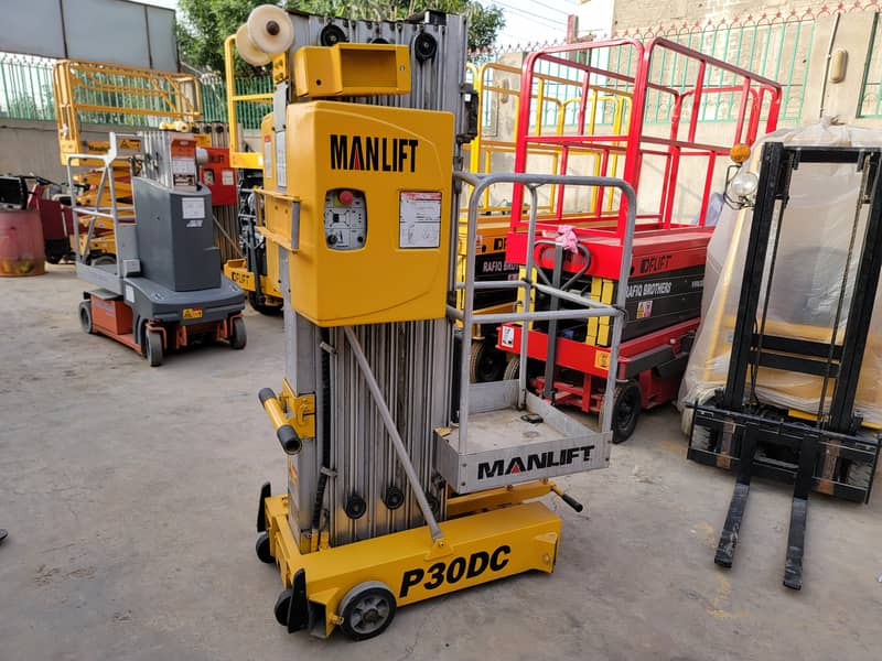 Delta Man lift P30DC Vertical Mast Lift Scissor Lift for Sale in KHI 8