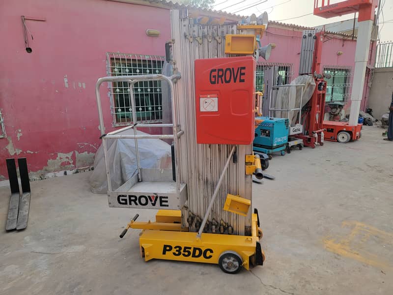 GROVE P35DC Vertical Mast Lift Man Lift Scissor Lift for Sale in KHI 3