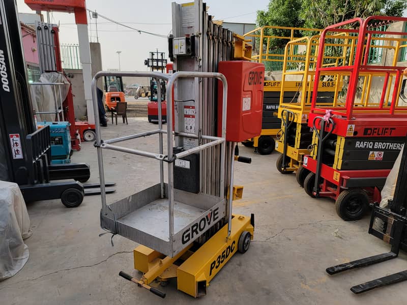 GROVE P35DC Vertical Mast Lift Man Lift Scissor Lift for Sale in KHI 5