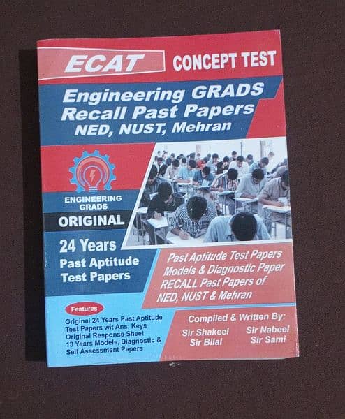 EntrTest course/ Books of ECAT, MDCAT 3