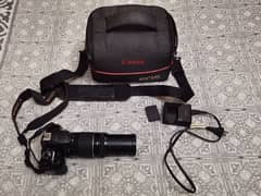 Canon Dslr Camera For Sale in Sargodha Model 1300d with 75-300mm  lens