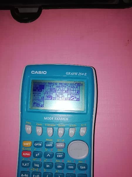 Calculator Casio Graph 25+E Mode Examen 4