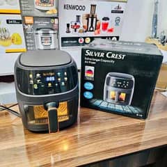 NEW SILVER CREST 8 LITER LARGE AIR FRYER LCD TOUCH DISPLAY AIRFRYER 0