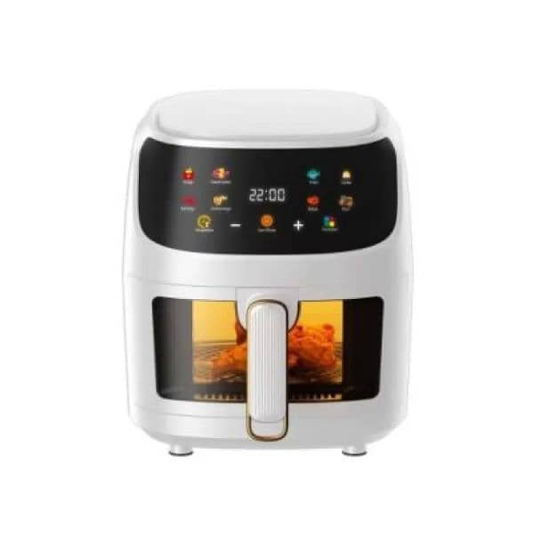NEW SILVER CREST 8 LITER LARGE AIR FRYER LCD TOUCH DISPLAY AIRFRYER 3