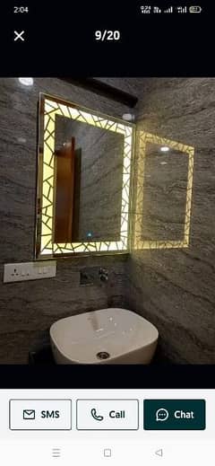 High Quality Led Light Mirrors , bathroom vanity and salon mirrors 0