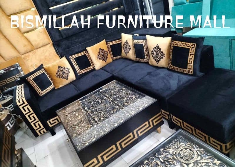 BISMILLAH FURNITURE BUMPER SALE OFFERS ON L SHAPE SOFAS  29999 0