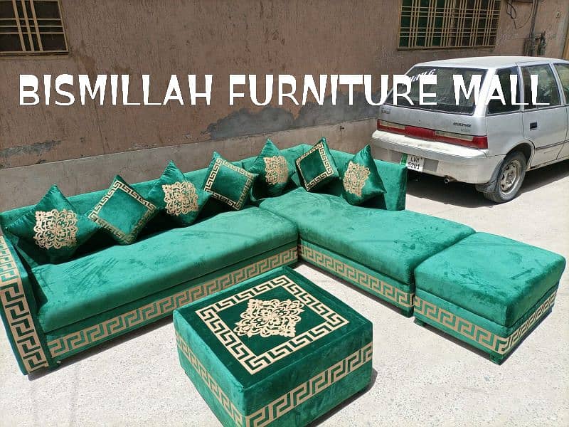 BISMILLAH FURNITURE BUMPER SALE OFFERS ON L SHAPE SOFAS  29999 2