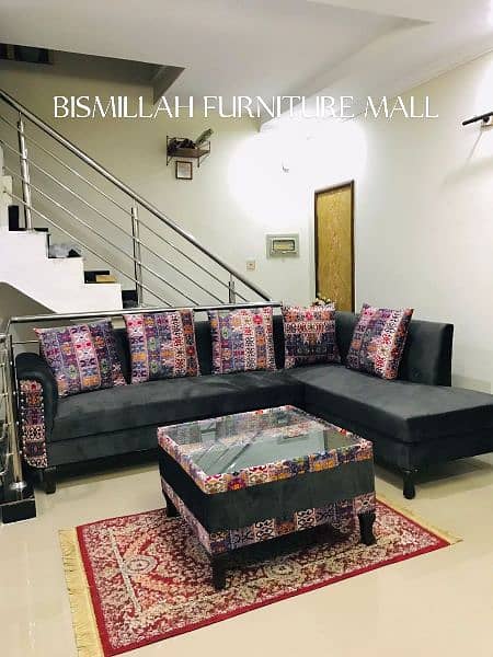 BISMILLAH FURNITURE BUMPER SALE OFFERS ON L SHAPE SOFAS  29999 3