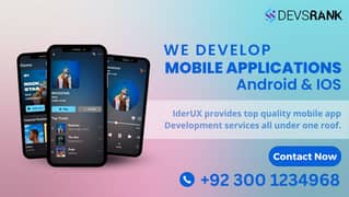 Mobile App, Web Design, Software Development, Wordpress Website, SEO