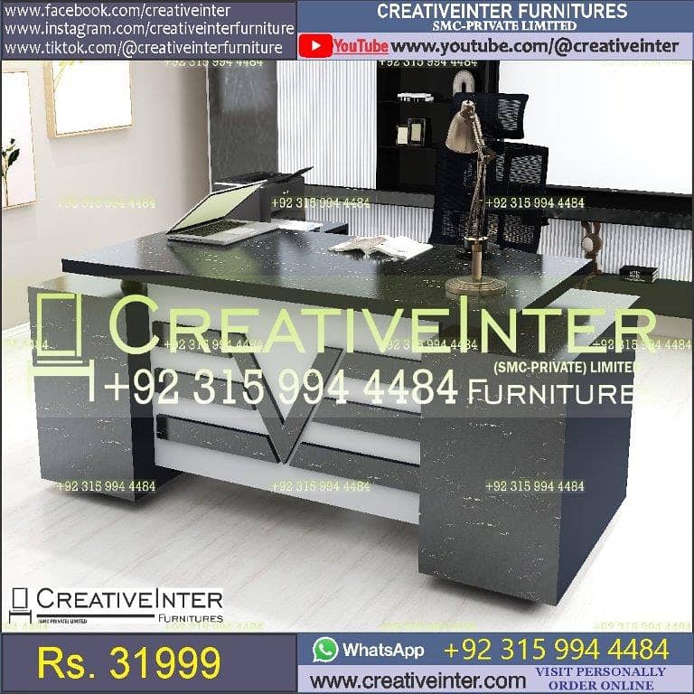 Office table Executive Chair Conference Reception Manager Table Desk 12