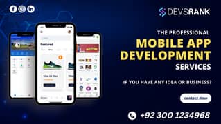 Mobile App Development, Web Design, Software, Shopify Website, SEO