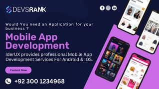 Mobile App Development, Web Design, Software, Shopify Website, SEO