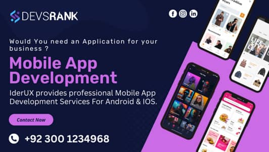 Mobile App Development, Web Design, Software, Shopify Website, SEO 0