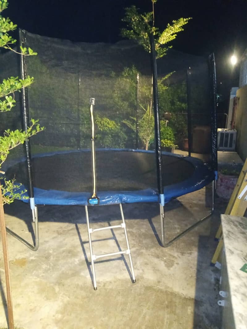 Trampoline with net and ladder available in 16 14 12 10 6 5 feet 2