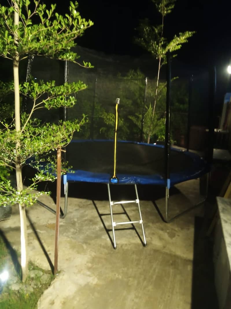 Trampoline with net and ladder available in 16 14 12 10 6 5 feet 3