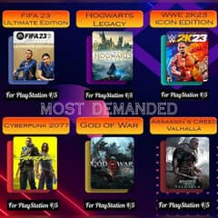 Ps 4 And 5 Digital Games Available