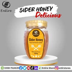 Natural Sider Honey 500g - Entire - 100% Organic & Pure 0