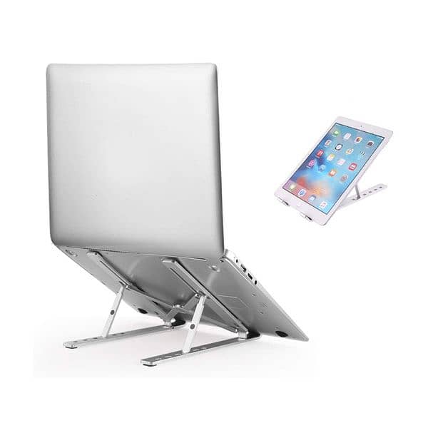 Laptop Stand Creative Folding Storage Bracket Aluminum Metal 0