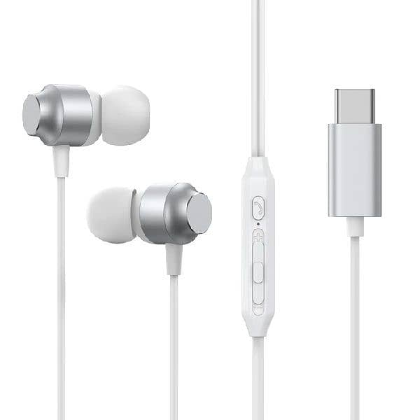 JOYROOM Wired Earphones, JR-EC06 TYPE-C, Multiple buttons & microphone 0