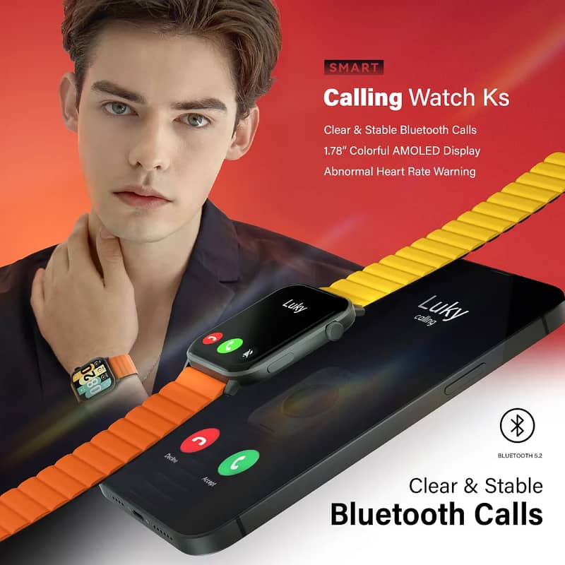 Kieslect KS / KS Pro Caling Watch 1.78" Display Double Straps Original 5