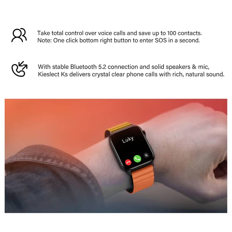 Kieslect KS / KS Pro Caling Watch 1.78" Display Double Straps Original 2