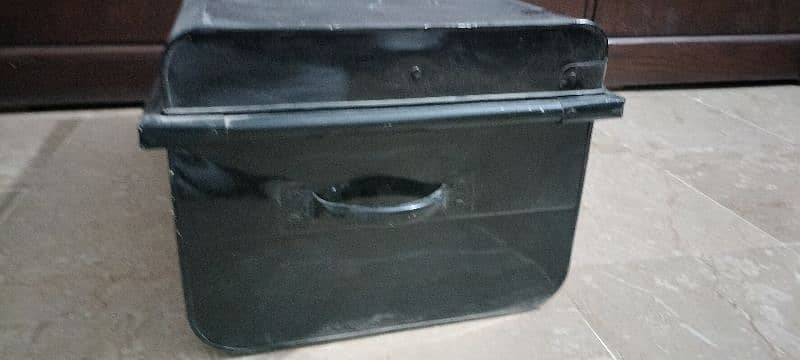 Black iron box sandooq sandook for storing purpose slightly used 1