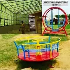 play ground swigs and roof parking shades. PH. 03272933969